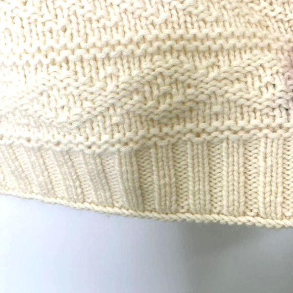 Lauren Ralph Lauren hand‎ knit shawl collar wool sweater - Picture 6 of 10